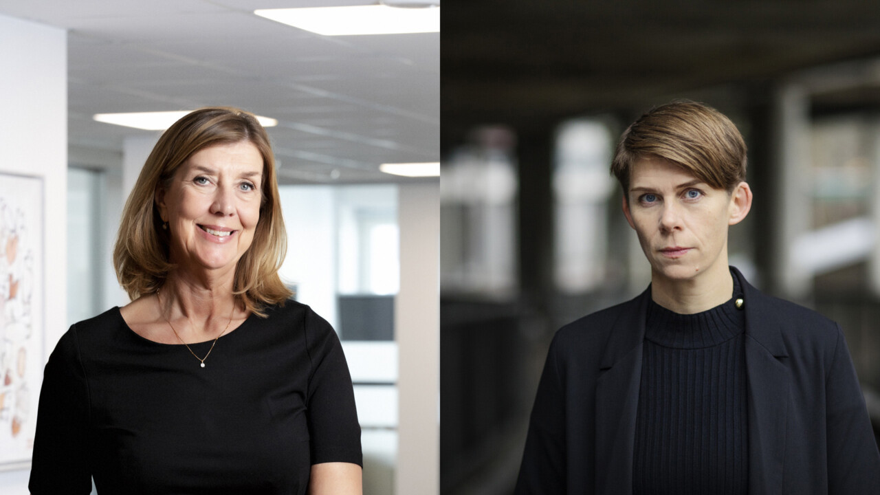 Kerstin Neld, vd på Sveriges Tidskrifter och Ullrika Hyllert, Journalistförbundets ordförande.