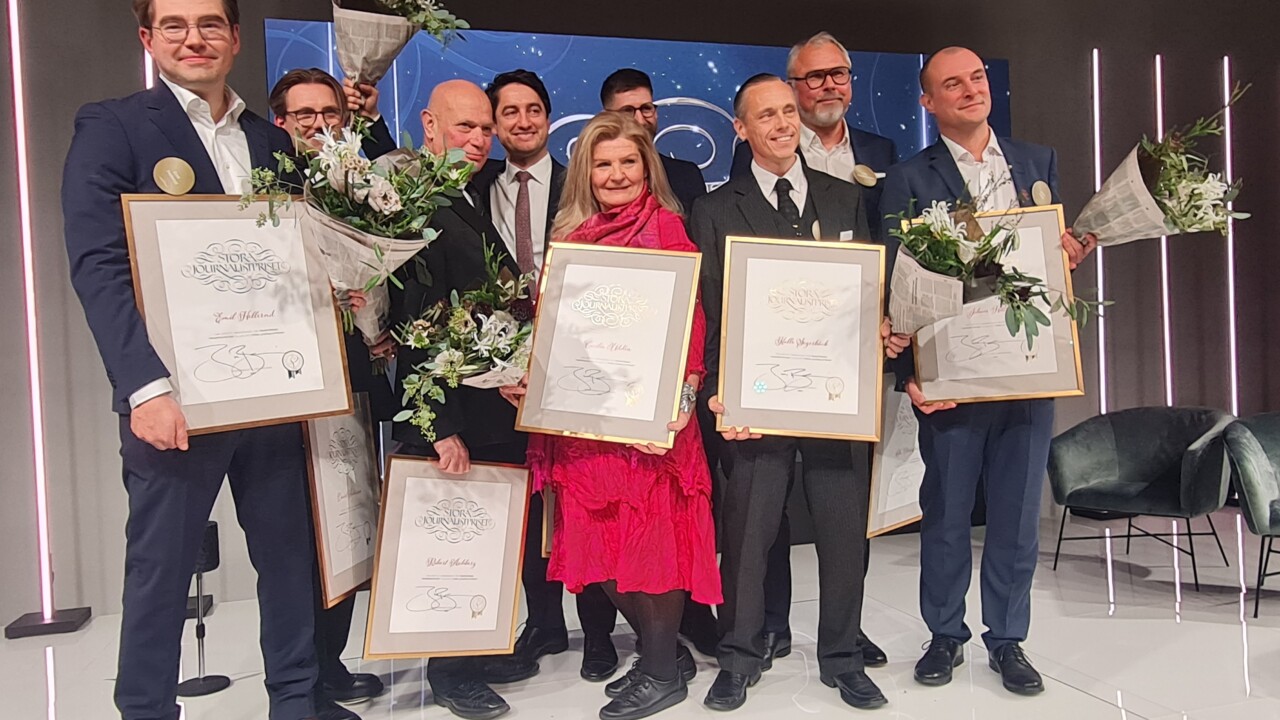 Alla vinnarna av Stora Journalistpriset.