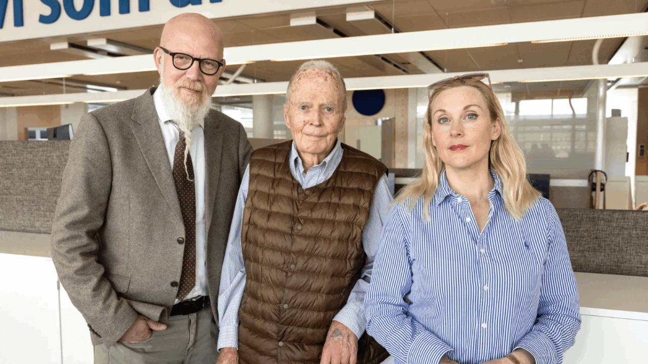 Tre av Persprisets jurymedlemmar: Daniel Nordström, Anders H Pers och Lisa Bjurwald.
