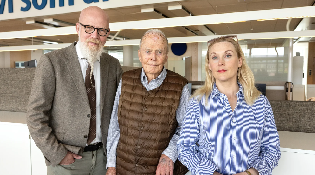 Tre av Persprisets jurymedlemmar: Daniel Nordström, Anders H Pers och Lisa Bjurwald.