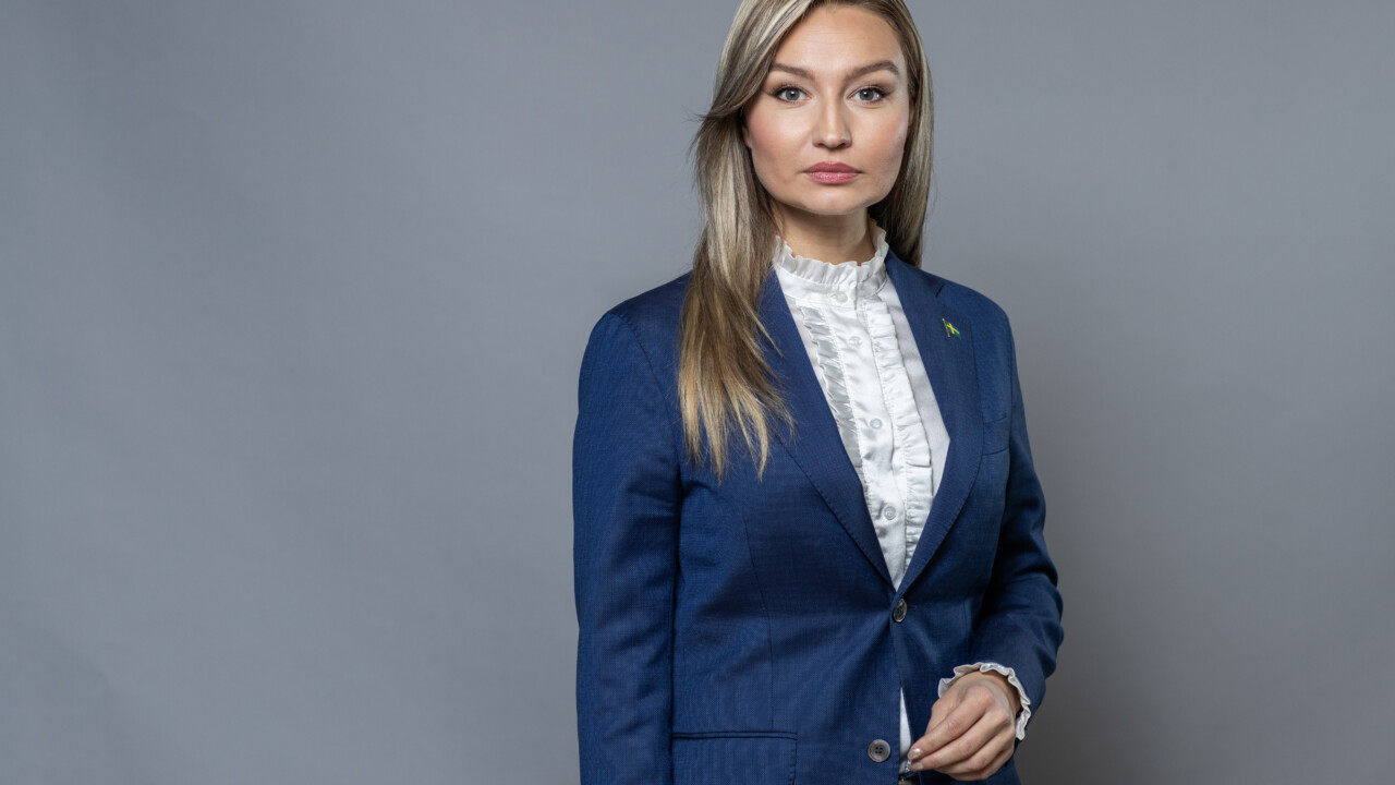 KD;s partiledare Ebba Busch.