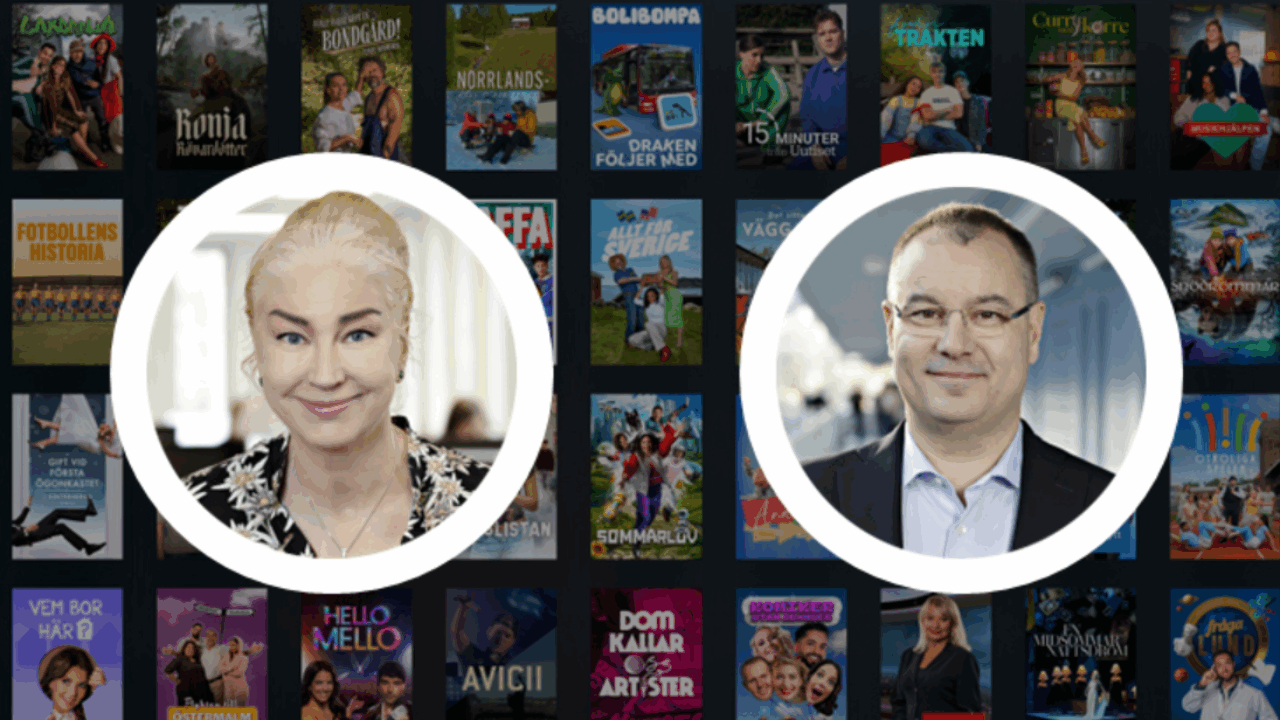 Eva Beckman och Michael Österlund, programdirektörer på SVT.