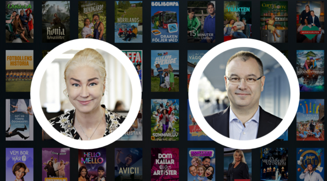 Eva Beckman och Michael Österlund, programdirektörer på SVT.