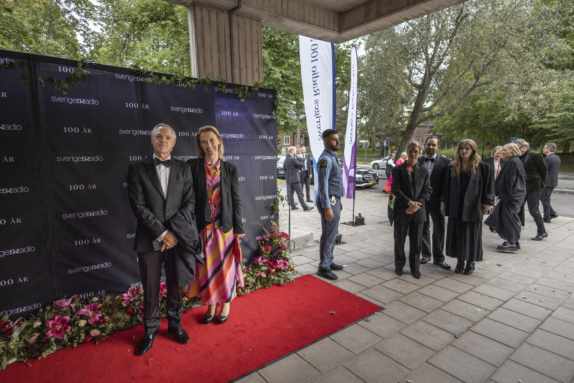 Expressens chefredaktör Klas Granström med frun Hanna Dunér, journalist och författare.