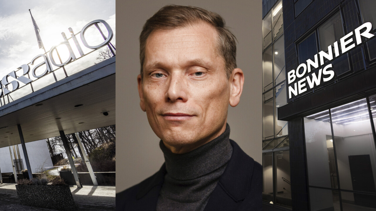 Tobias Lindberg, medieforskare vid Nordicom. (Bilden är ett montage)