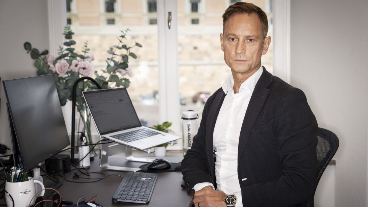 Caspar Opitz, Medieombudsmannen, i sitt kontor mitt emot Kungliga slottet i Gamla Stan i Stockholm.