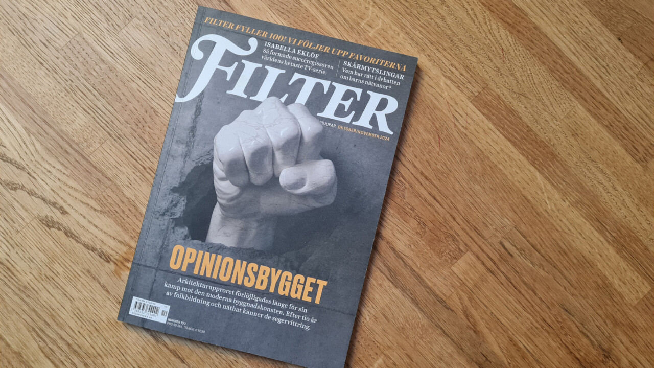 Magasinet Filter görs om och går från sex till fyra nummer per år.