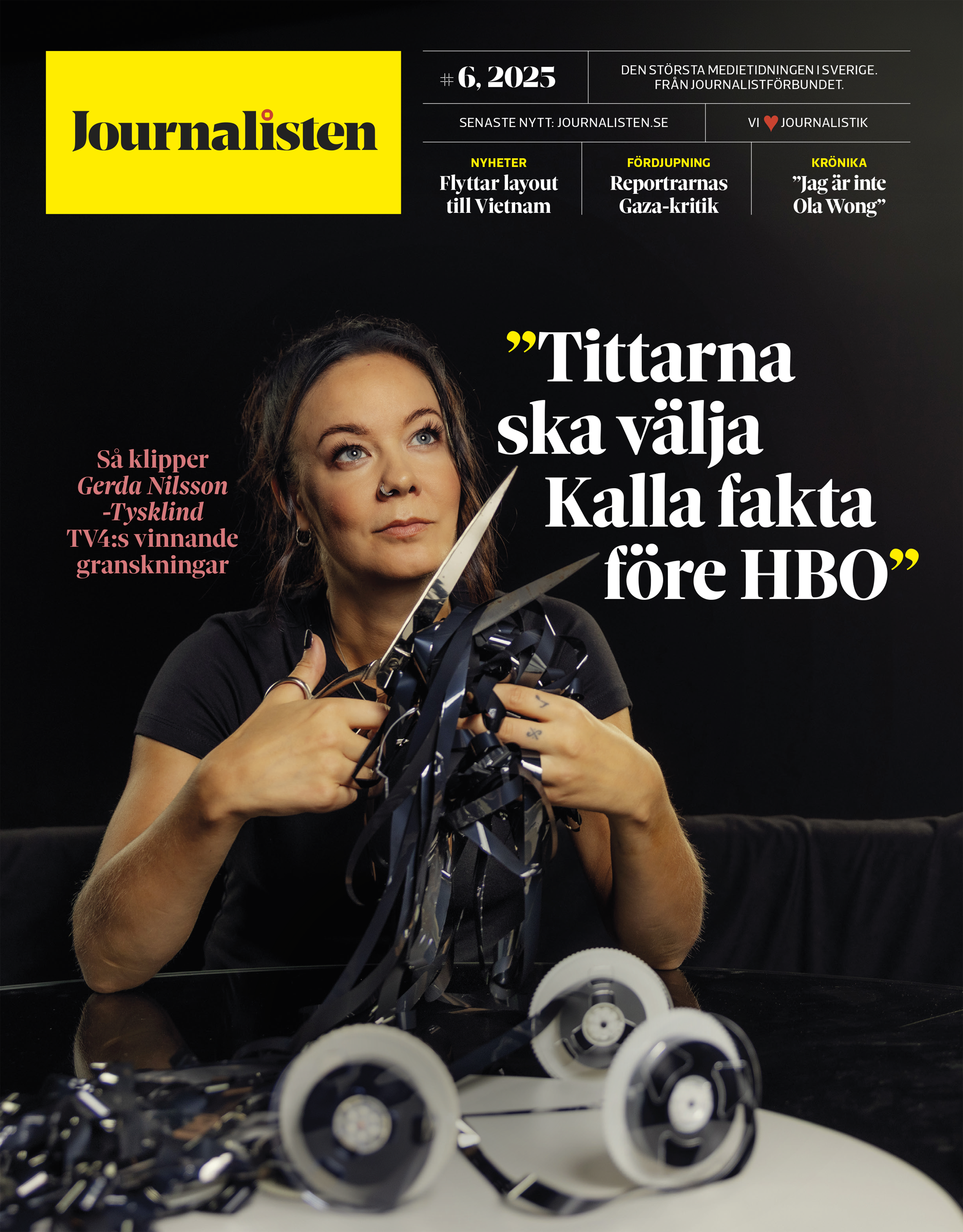 Gerda Nilsson-Tysklind, Kalla fakta, klippare.