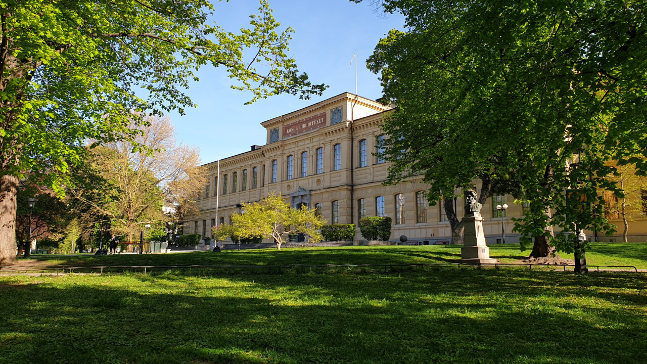 Kungliga biblioteket i Stockholm.