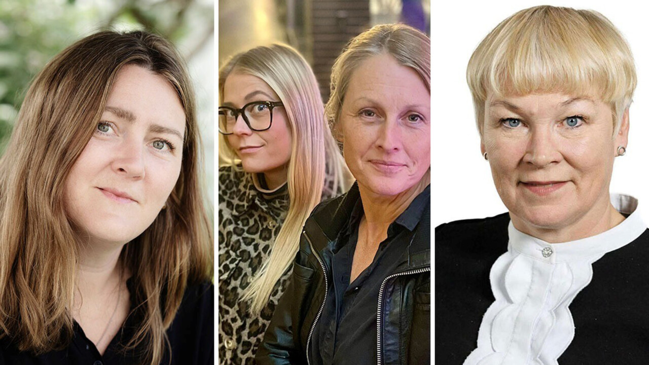 Maja Larsson, teamet Fanny Asplund och Sigrid Edsenius samt Jessica Ziegerer.