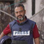 Sami Abu Salem på plats i Gaza.