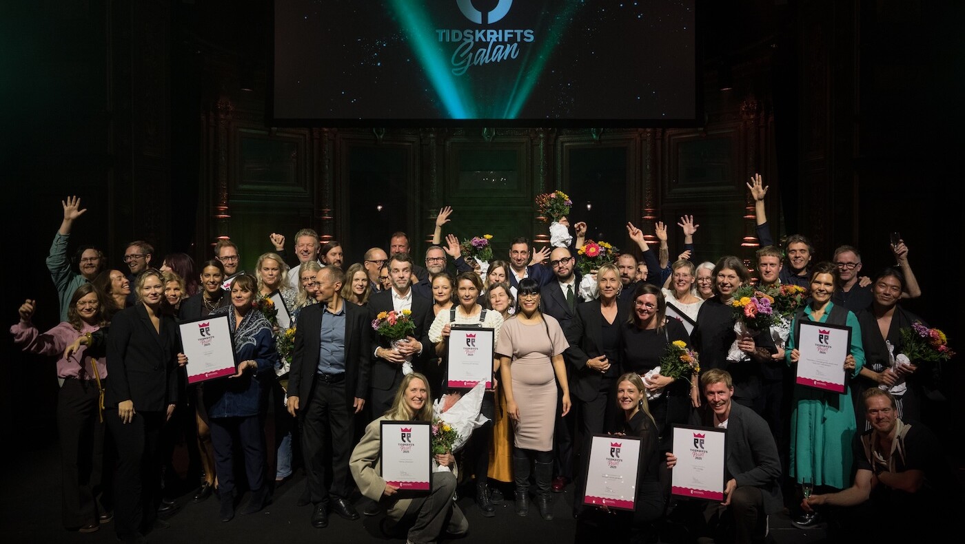 Under onsdagskvällen utsågs vinnarna av Tidskriftspriset i 11 kategorier under Tidskriftsgalan på Berns i Stockholm.