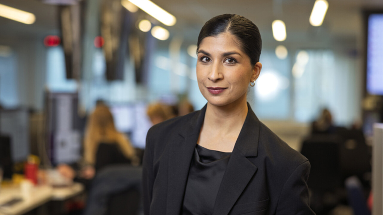 Soraya Hashim på DN:s redaktion.