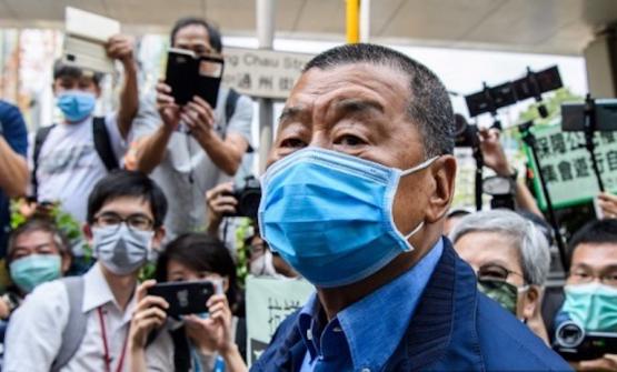 Jimmi Lai är grundare av den pro-demokratiska tidningen Apple Daily.