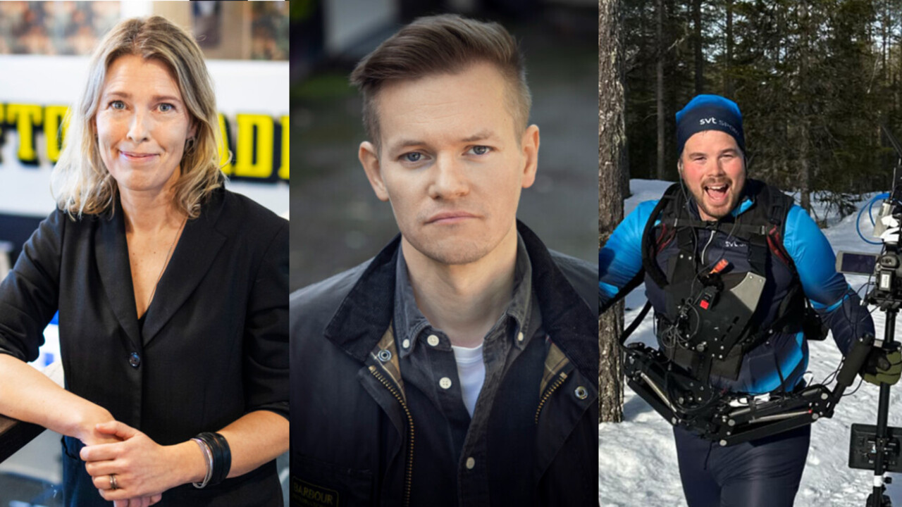 Aftonbladets chefredaktör Lotta Folcker, ETC:s utrikesreporter Joakim Medin och SVT:s frilansfotograf Adam Karlsso.