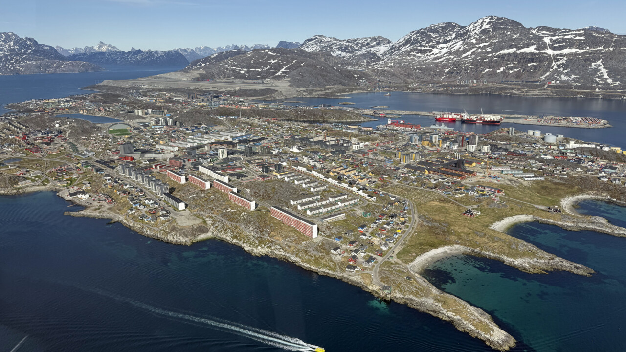 Grönlands huvudstad Nuuk.