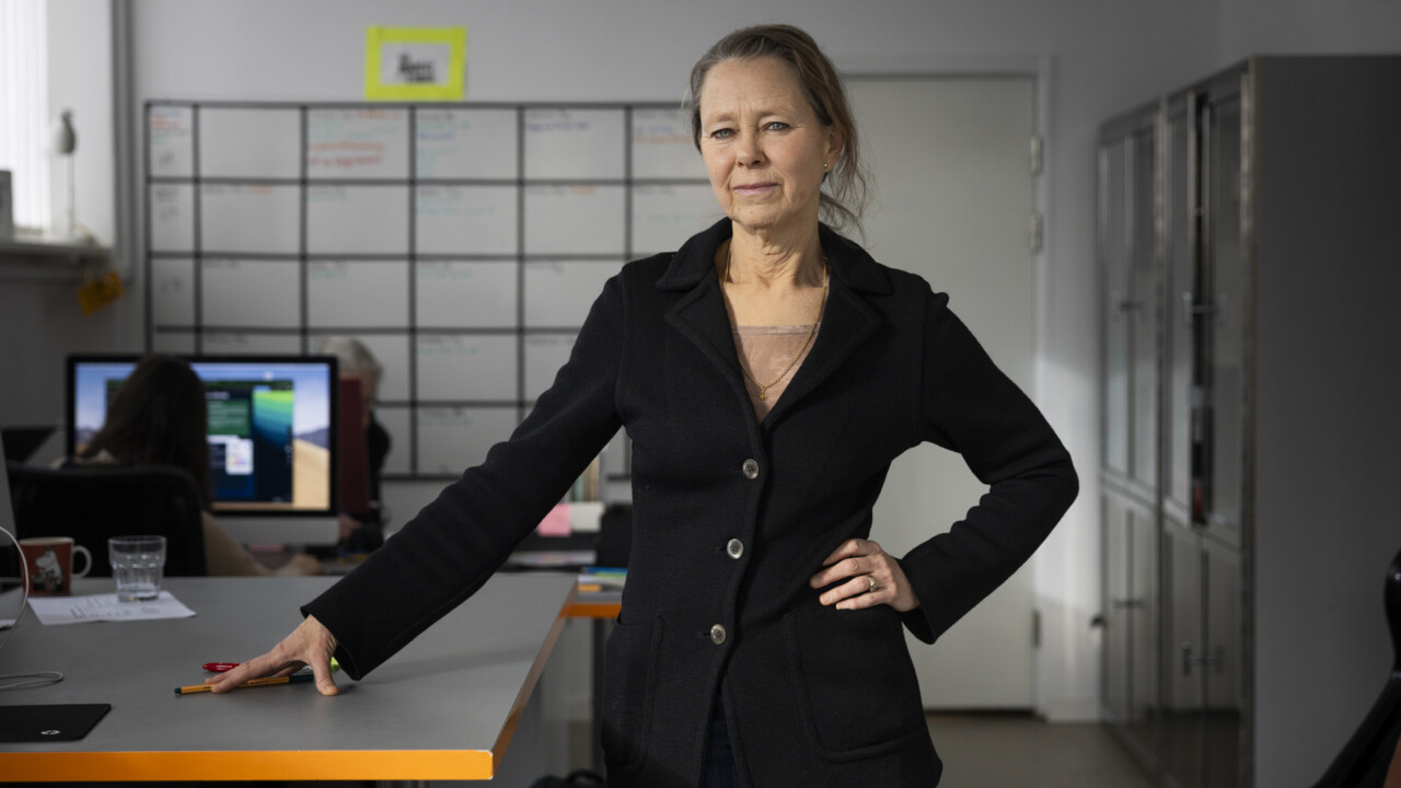 Åsa Tolgraven jobbar med en pitchfilm för att söka pengar till en dokumentärfilm tillsammans med fotografen och klipparen Liz Watson på produktionsbolaget Purpose studio i Solna.