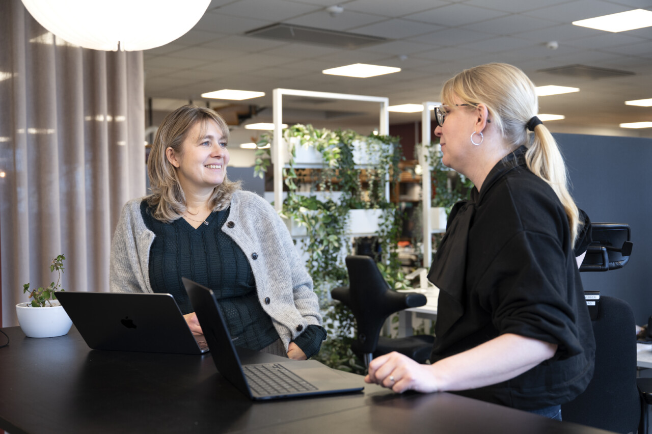 Camilla Sylvan, redaktionschef och Sanna Hjalmarsson, redaktör för ungredaktionen på Sydvenskan