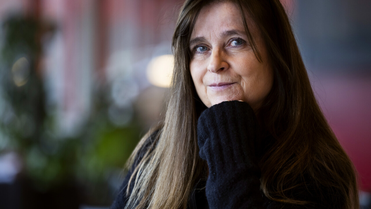 Kerstin Gezelius, filmkritiker i Dagens Nyheter, tilldelas årets Axel Liffner-stipendium. Foto: Lotte Fernvall