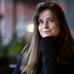 Kerstin Gezelius, filmkritiker i Dagens Nyheter, tilldelas årets Axel Liffner-stipendium. Foto: Lotte Fernvall