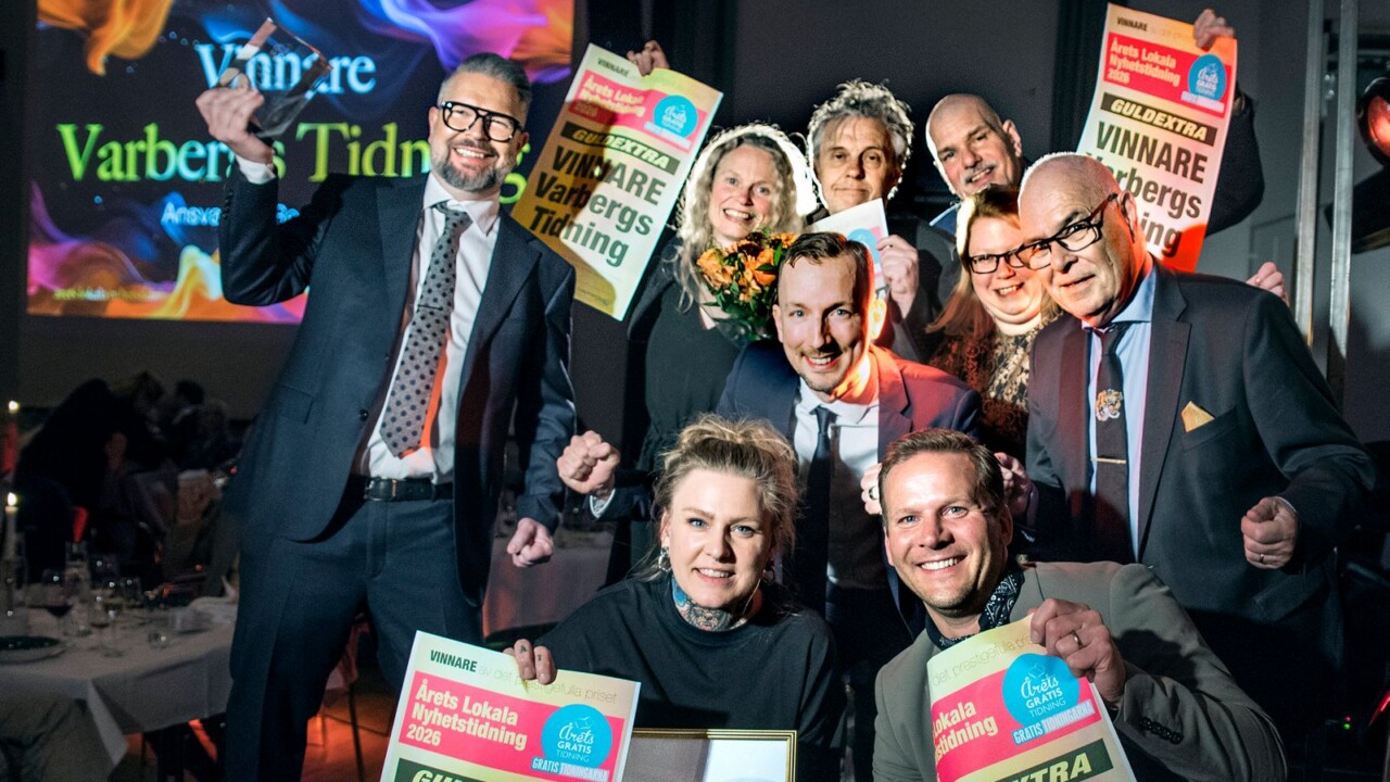 Varbergs Tidning utsågs till Årets lokala Nyhetstidning.