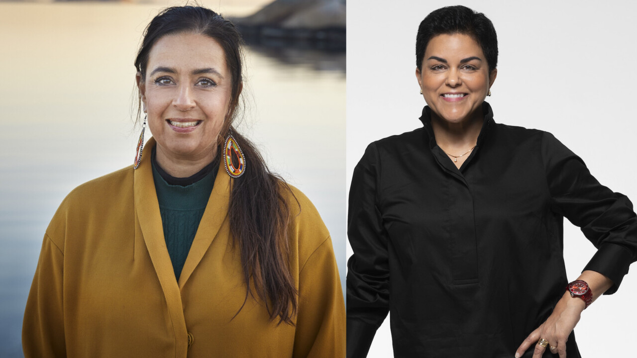 Ulrika Nandra, författare och journalist och Parul Sharma, människorättsjurist med fokus på Sydasien.