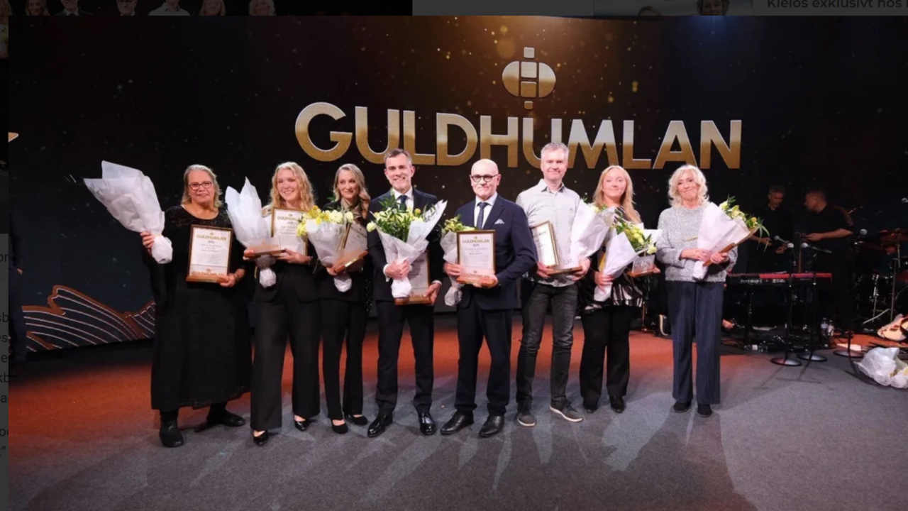 Vinnarna av Guldhumlan och priset till Masses minne.