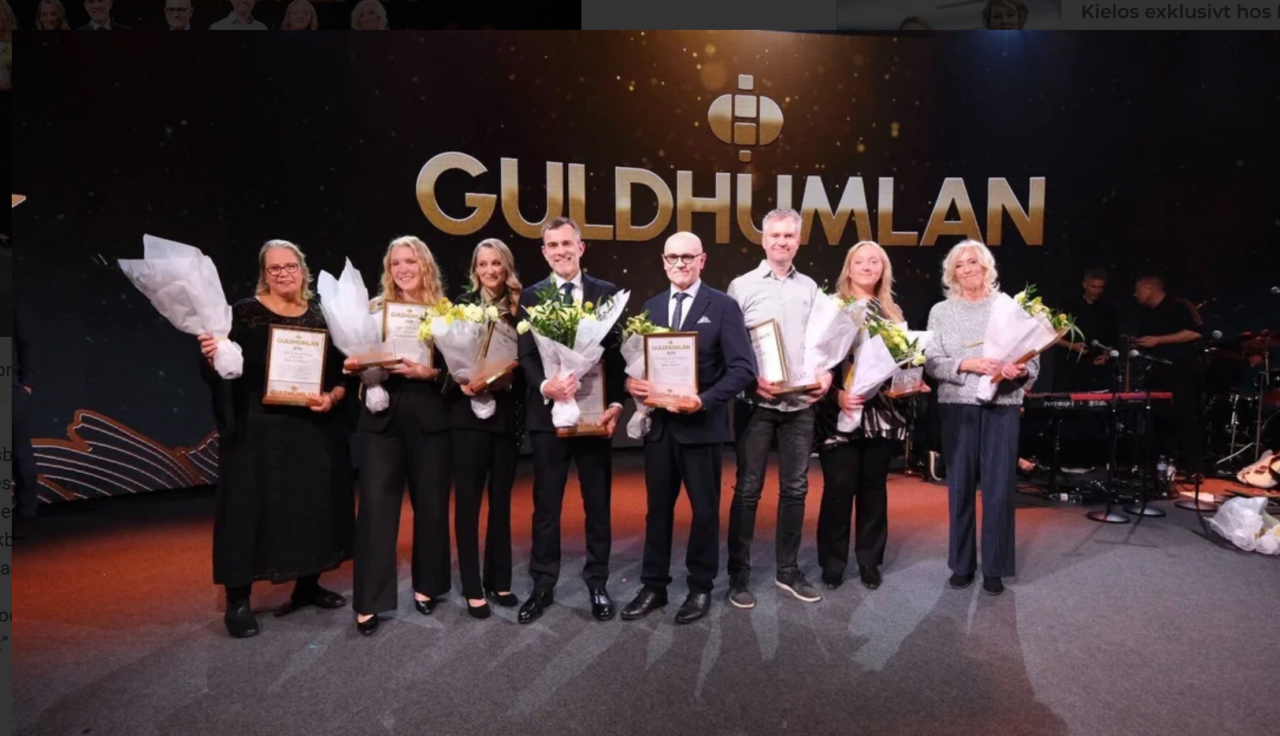 Vinnarna av Guldhumlan och priset till Masses minne.