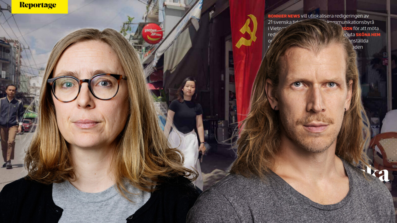 Julia Nilsson och Tor Johnsson. (Bilden är ett montage)