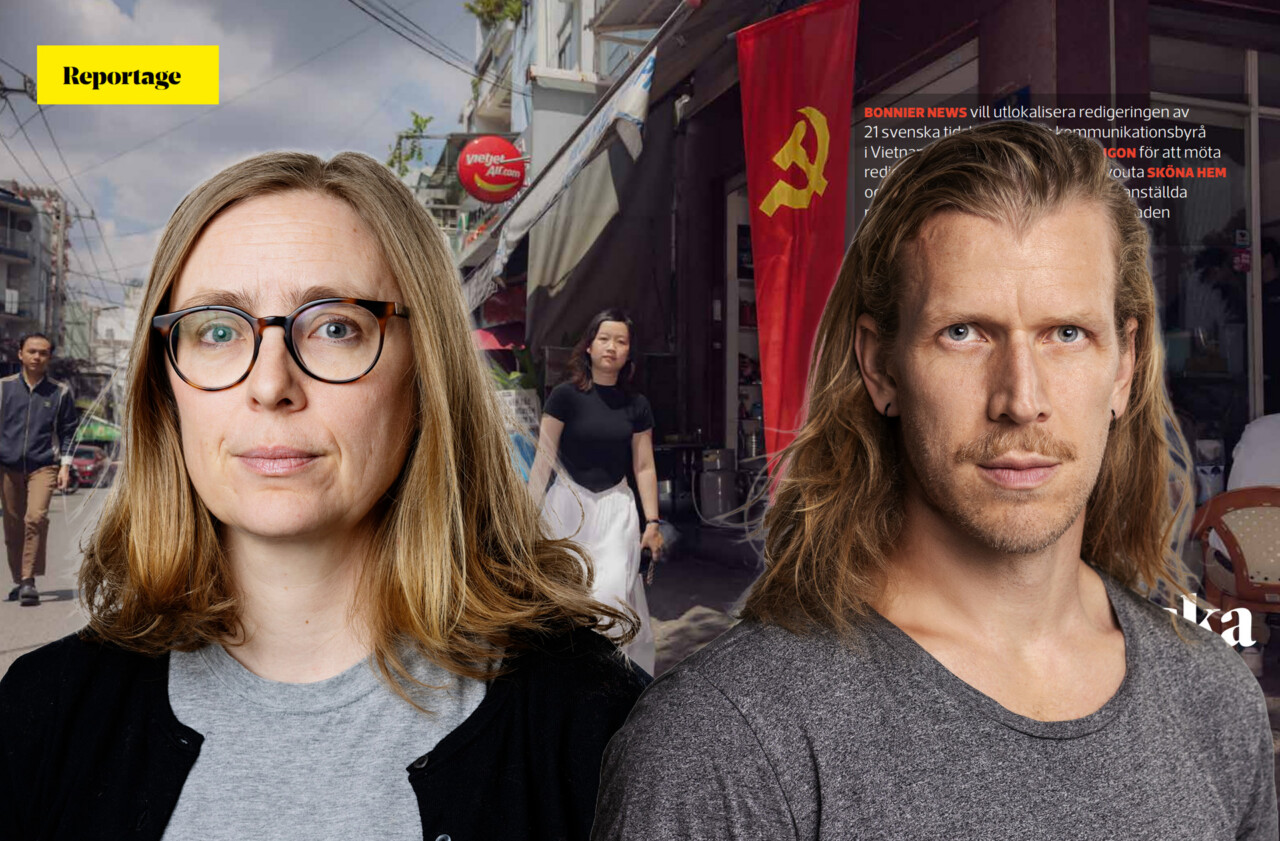 Julia Nilsson och Tor Johnsson. (Bilden är ett montage)