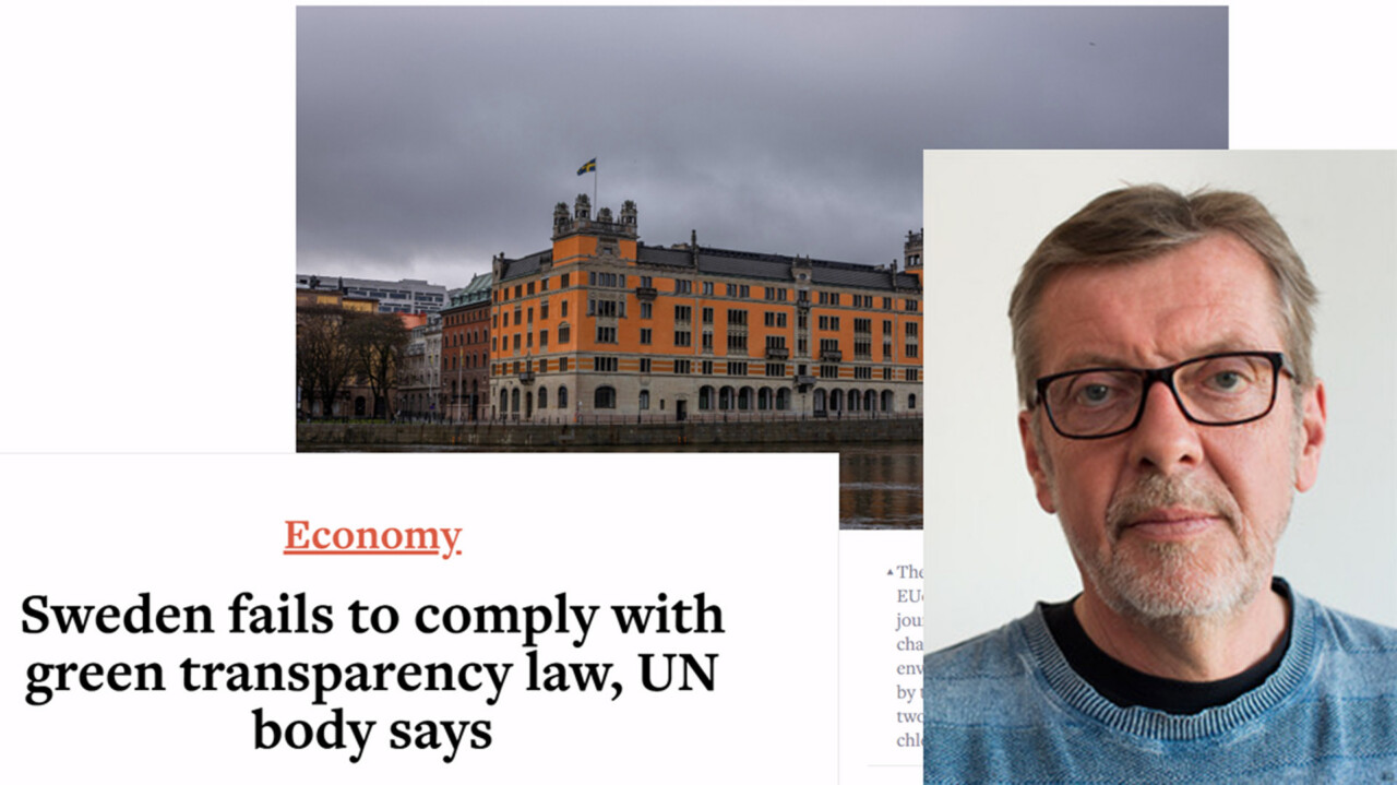 Skärmbild från EU Observer / Staffan Dahllöf